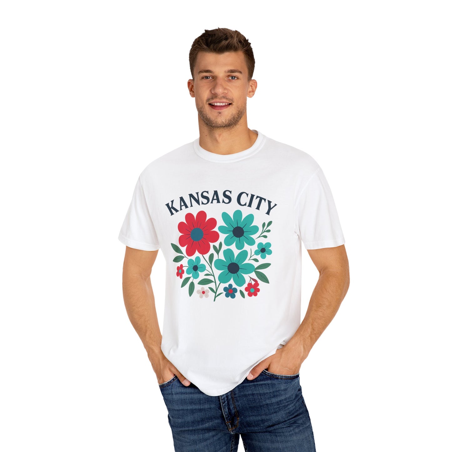 Floral Kansas City Current inspired T-Shirt