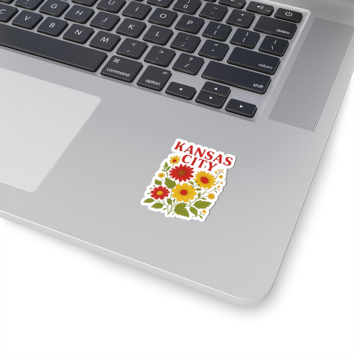 Kansas City Floral Kiss-Cut Stickers, Laptop Decals, Water Bottle Stickers, Home Decor, Gift for Friends