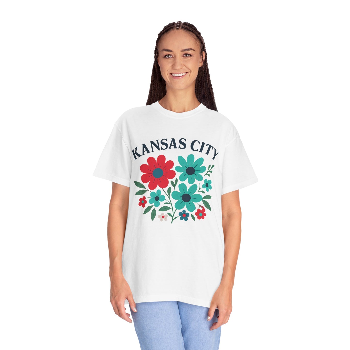 Floral Kansas City Current inspired T-Shirt