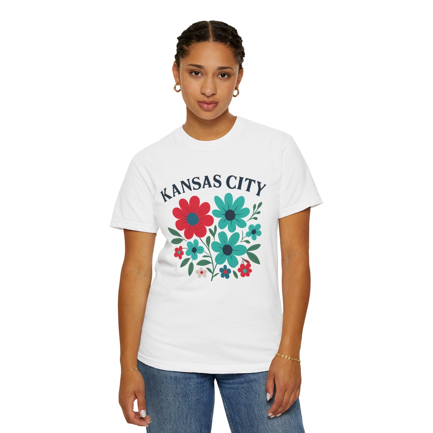 Floral Kansas City Current inspired T-Shirt