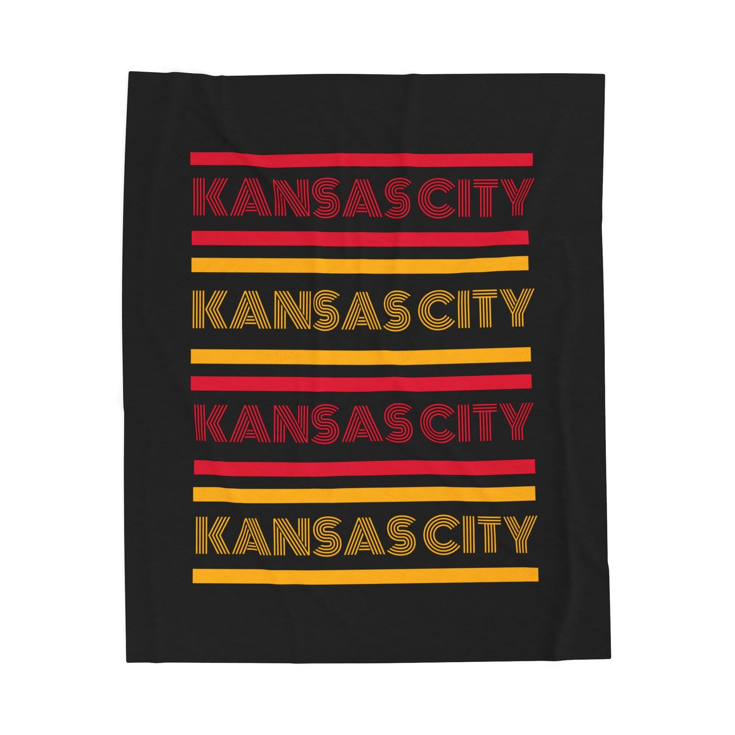 Kansas City Chiefs inspired Plush Blanket