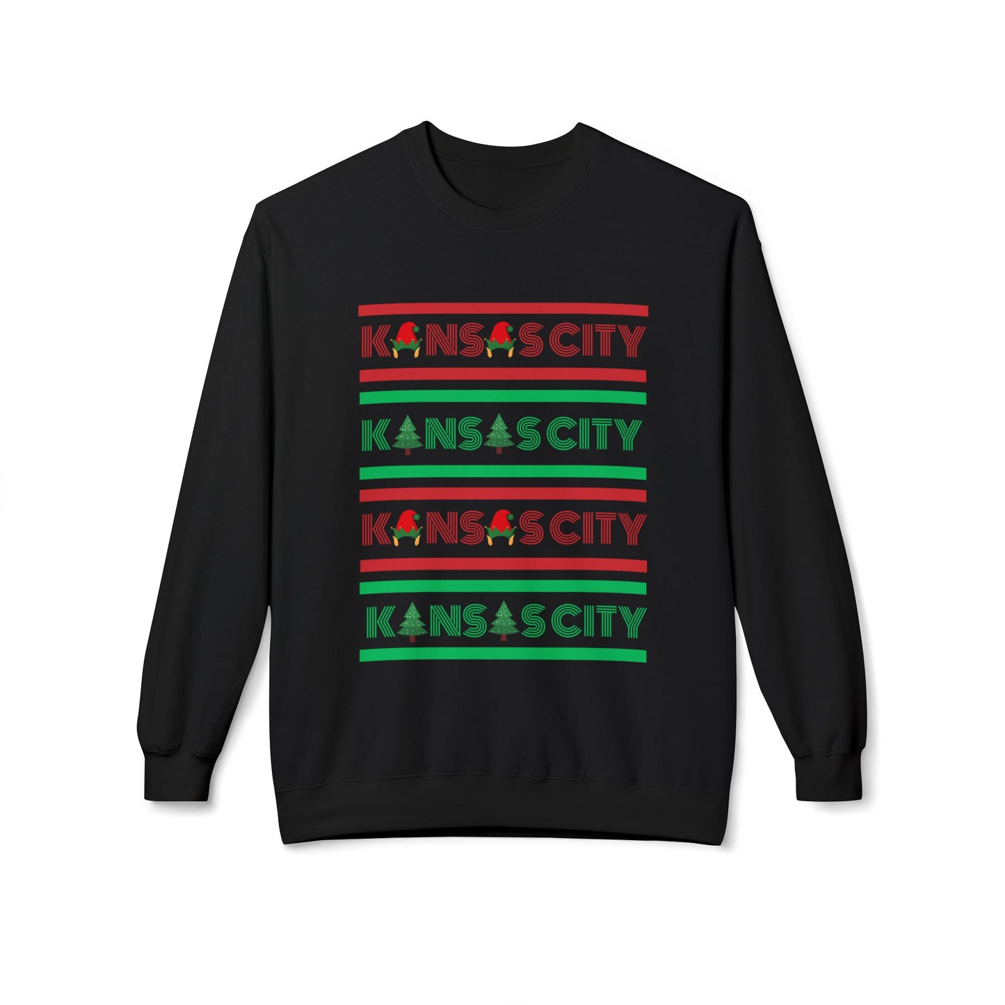 Kansas City Winter Vibes Crewneck Sweatshirt