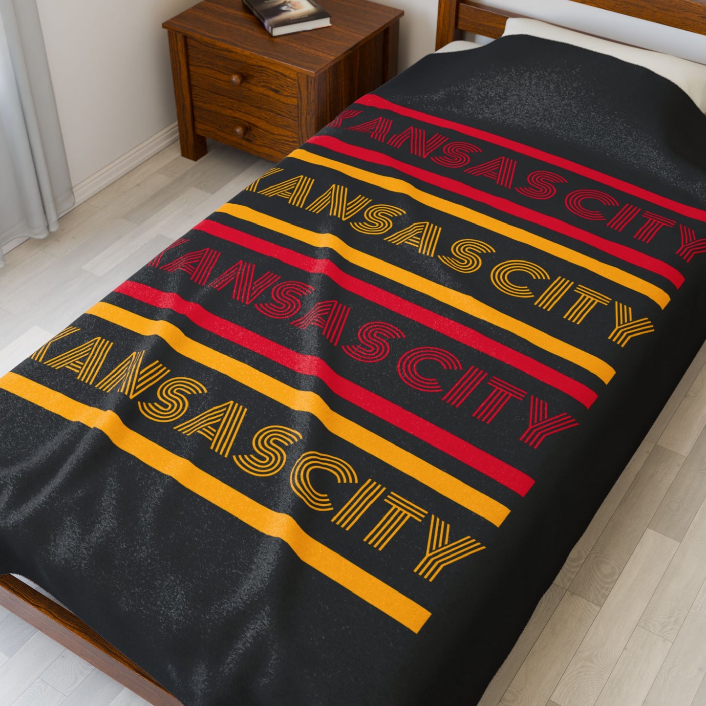 Kansas City Chiefs inspired Plush Blanket