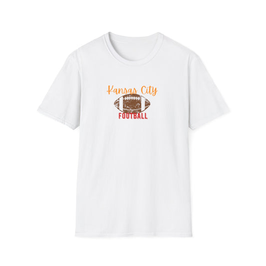 Kansas City Football Unisex Softstyle T-Shirt - Perfect for Game Day!