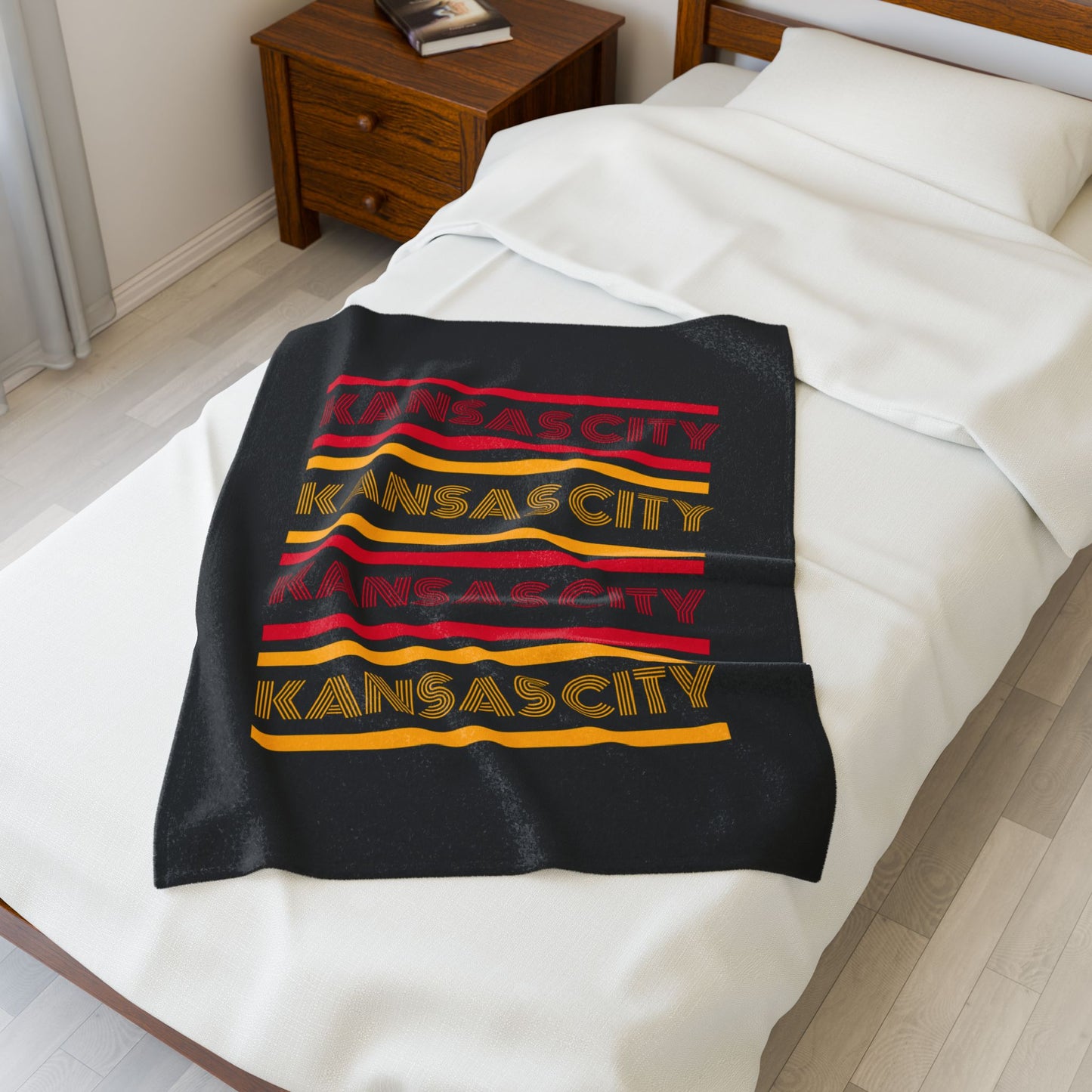 Kansas City Chiefs inspired Plush Blanket