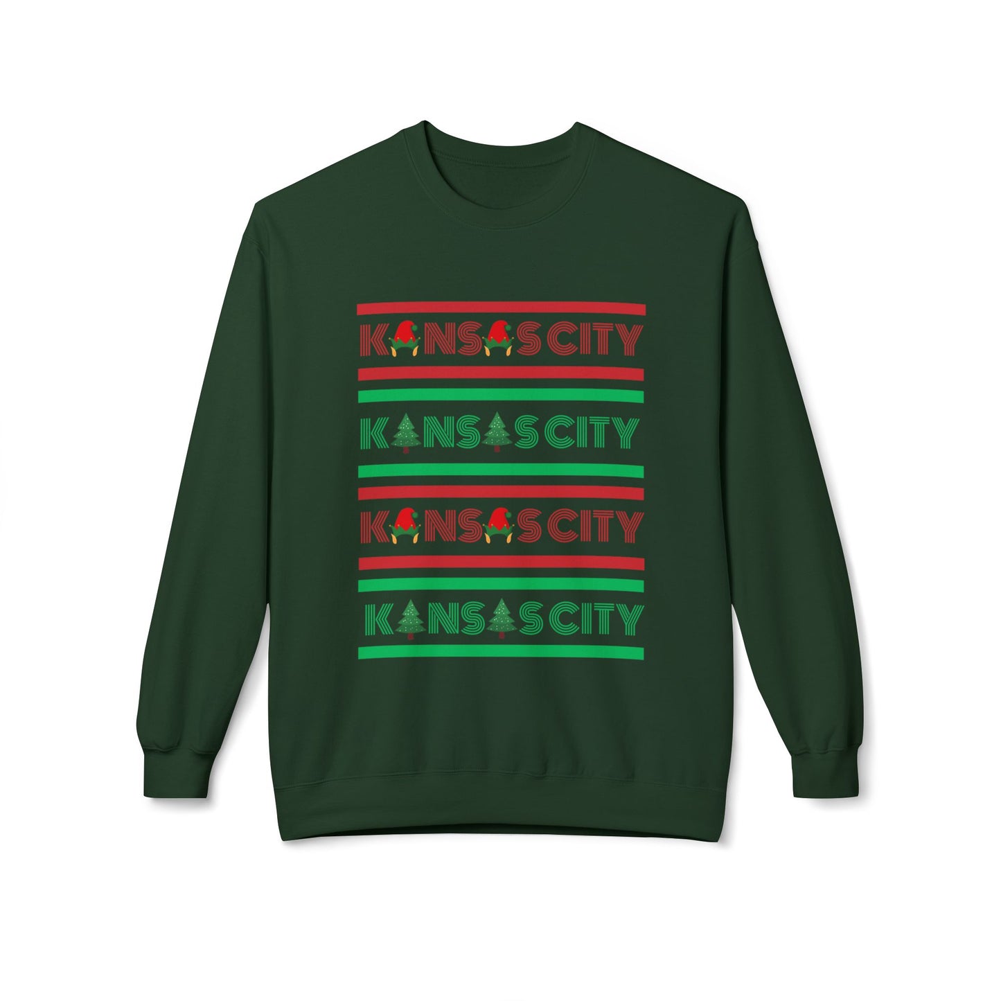 Kansas City Winter Vibes Crewneck Sweatshirt