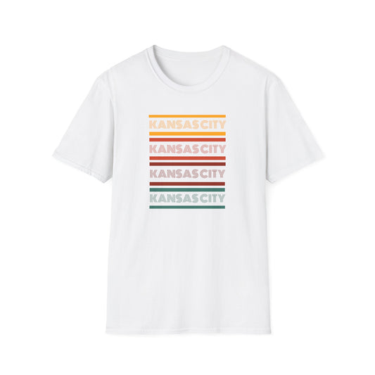 Kansas City Retro Softstyle Unisex T-Shirt - Casual Vibe for Local Pride