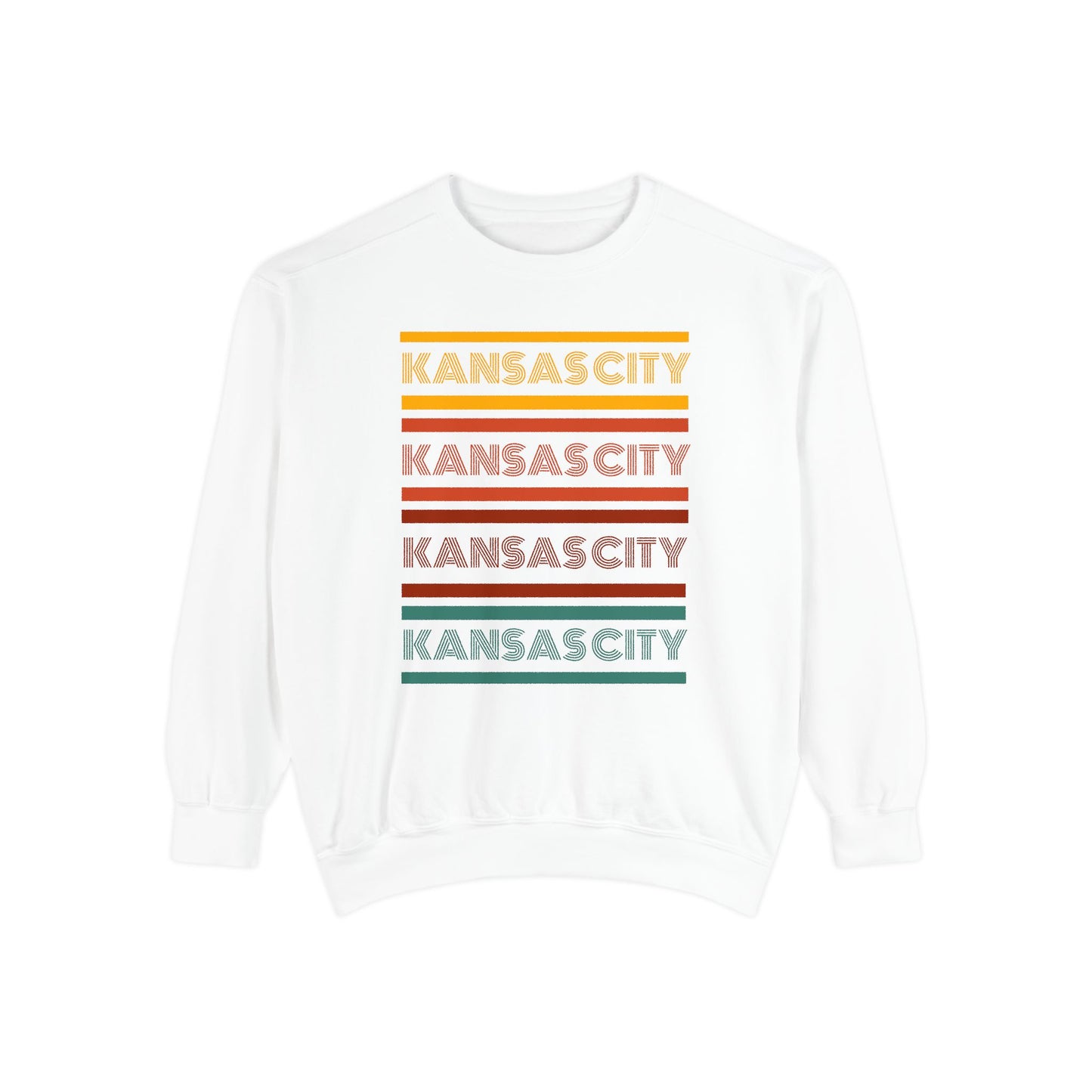 Kansas City Vintage Unisex Garment-Dyed Sweatshirt