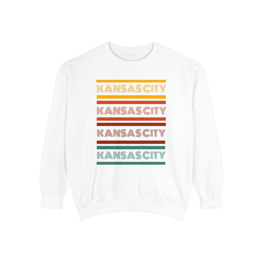 Kansas City Vintage Unisex Garment-Dyed Sweatshirt