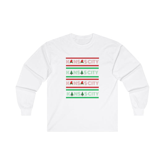 Kansas City Holiday Long Sleeve Tee - Unisex Cotton Shirt